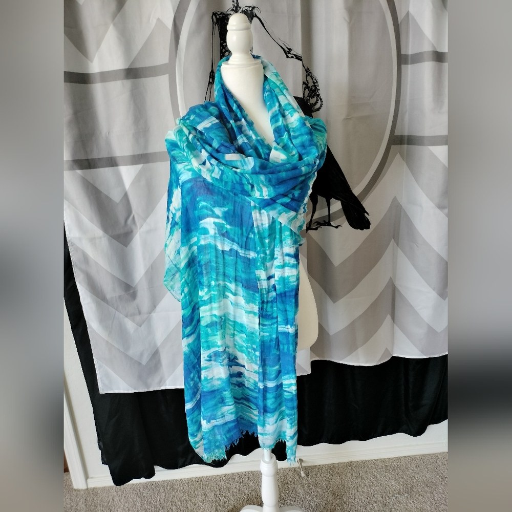 Semi sheer extra large scarf